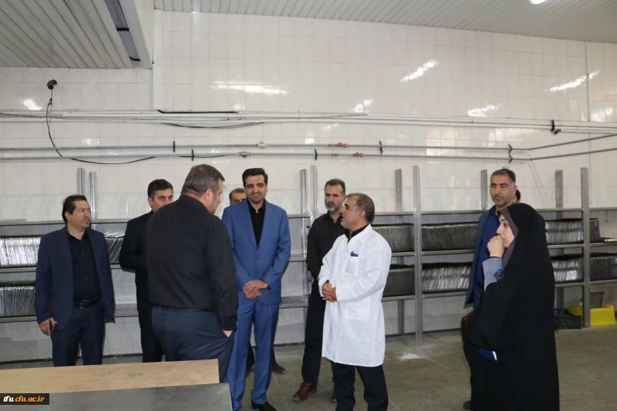 بازدید رئیس و هیئت رئیسه دانشگاه فرهنگیان آذربایجان شرقی از سلف سرویس دانشگاه تبریز 3