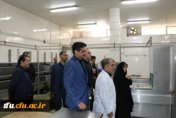 بازدید رئیس و هیئت رئیسه دانشگاه فرهنگیان آذربایجان شرقی از سلف سرویس دانشگاه تبریز 4