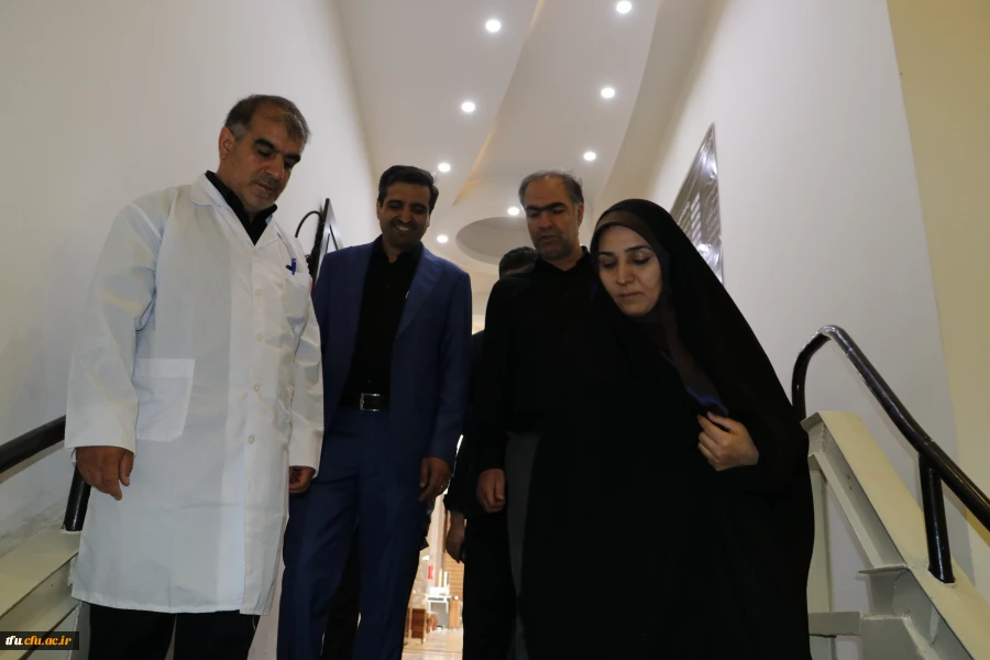 بازدید رئیس و هیئت رئیسه دانشگاه فرهنگیان آذربایجان شرقی از سلف سرویس دانشگاه تبریز 5