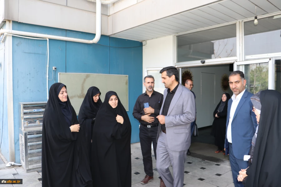 بازدید 5 ساعته رئیس دانشگاه فرهنگیان آذربایجان شرقی از پردیس فاطمه الزهرا (س) تبریز 2