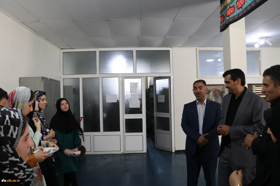 بازدید 5 ساعته رئیس دانشگاه فرهنگیان آذربایجان شرقی از پردیس فاطمه الزهرا (س) تبریز 2