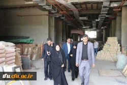 بازدید 5 ساعته رئیس دانشگاه فرهنگیان آذربایجان شرقی از پردیس فاطمه الزهرا (س) تبریز 2