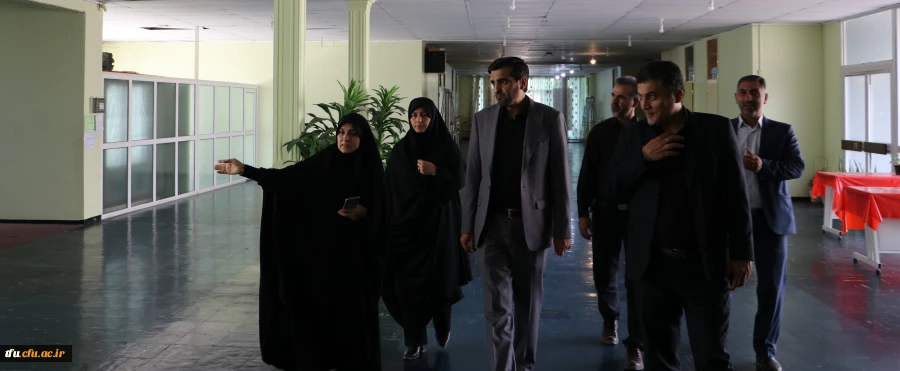 بازدید 5 ساعته رئیس دانشگاه فرهنگیان آذربایجان شرقی از پردیس فاطمه الزهرا (س) تبریز 4