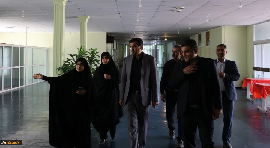 بازدید 5 ساعته رئیس دانشگاه فرهنگیان آذربایجان شرقی از پردیس فاطمه الزهرا (س) تبریز 5