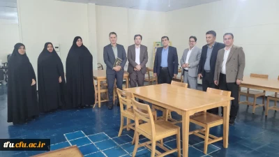 بازدید دکتر نامداری و دکتر پاشایی از کتابخانه پردیس فاطمه الزهرا(س)