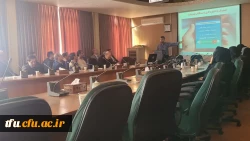 نشست تخصصی جناب سرهنگ بزرگی، مسئول آموزش معاونت اجتماعی نیروی انتظامی استان با اساتید و همکاران پردیس فاطمه الزهرا(س) 2