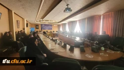 نشست تخصصی جناب سرهنگ بزرگی، مسئول آموزش معاونت اجتماعی نیروی انتظامی استان با اساتید و همکاران پردیس فاطمه الزهرا(س) 2