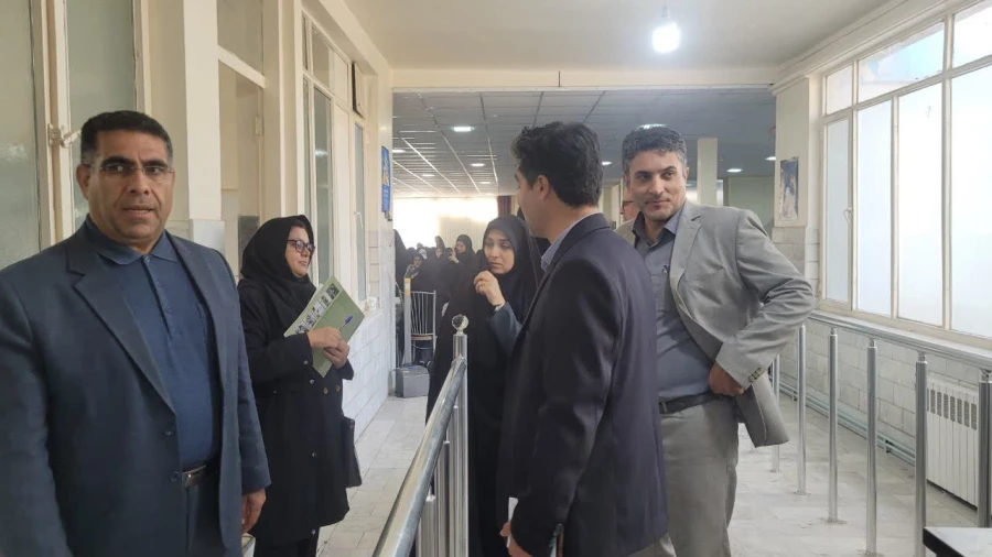 گزارش تصویری بازدید هیات نظارت و ارزیابی اداره کل نظارت و ارزیابی استان از پردیس فاطمه الزهرا(س)تبریز 5