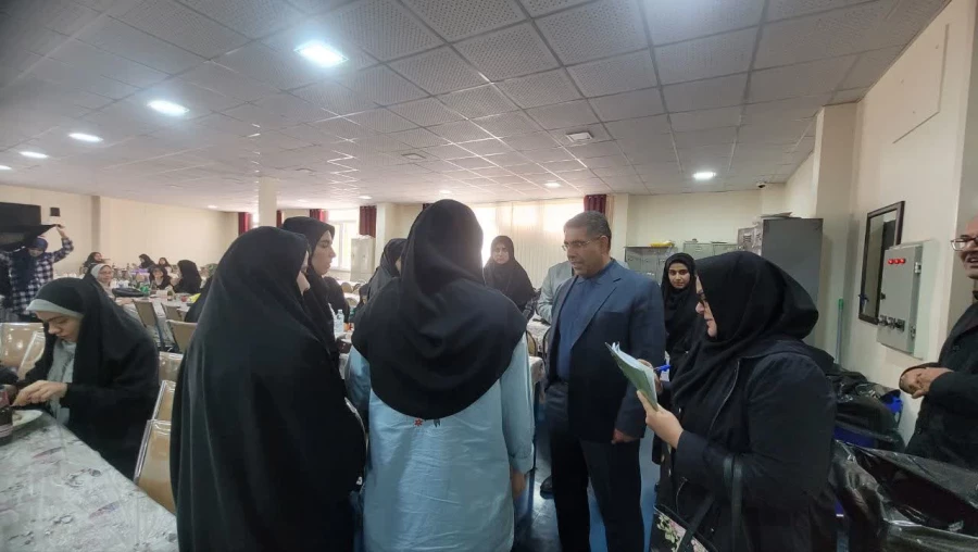 گزارش تصویری بازدید هیات نظارت و ارزیابی اداره کل نظارت و ارزیابی استان از پردیس فاطمه الزهرا(س)تبریز 6