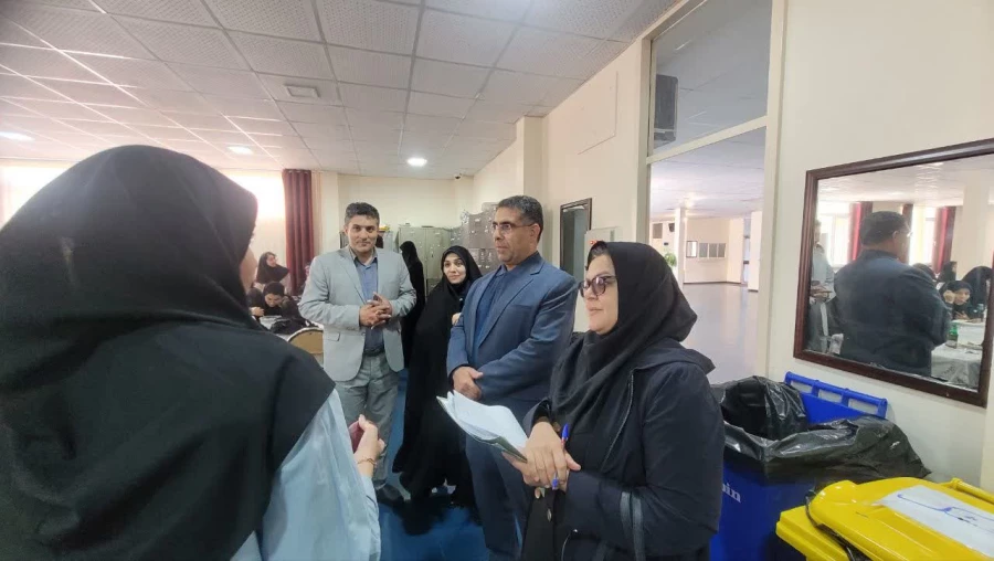 گزارش تصویری بازدید هیات نظارت و ارزیابی اداره کل نظارت و ارزیابی استان از پردیس فاطمه الزهرا(س)تبریز 7