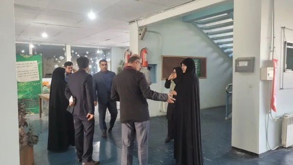 گزارش تصویری بازدید هیات نظارت و ارزیابی اداره کل نظارت و ارزیابی استان از پردیس فاطمه الزهرا(س)تبریز 9