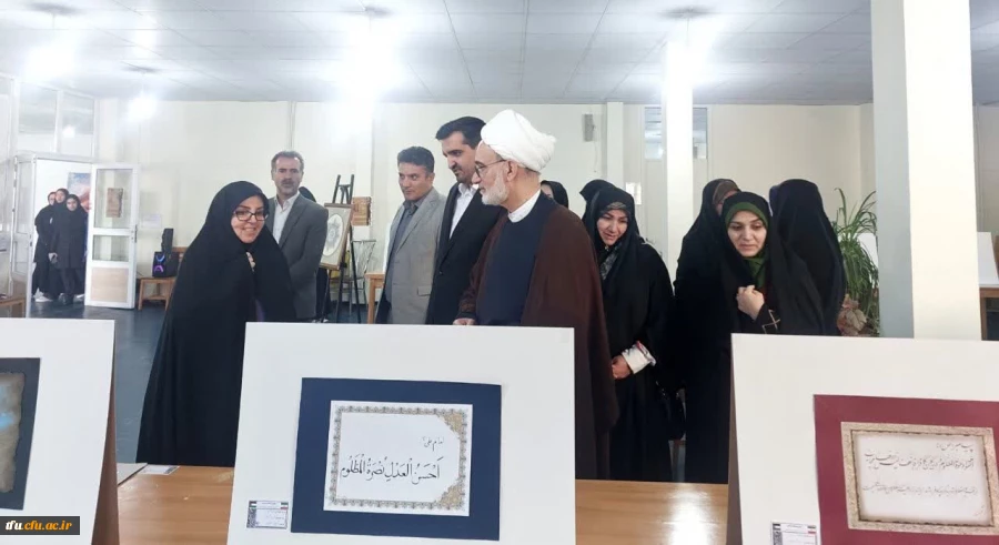 برگزاری نمایشگاه استانی زیبا نگاری (خوشنویسی، نقاشیخط، خط تحریری)  به مناسبت هفته قرآنی و هفته کتاب و کتابخوانی 2