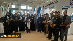 تجلیل از برگزیدگان و منتخبین بیست و چهارمین نمایشگاه دستاوردهای پژوهش فناوری و فن بازار دز آذز ماه 1402 5