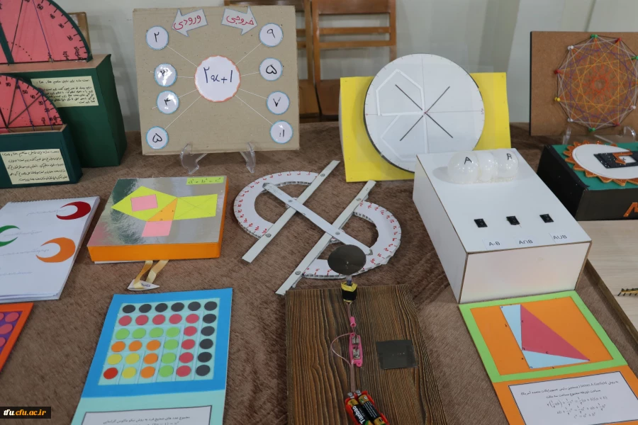 نمایشگاه استانی تولید محتوا و دست سازه های ریاضی و زیست و فیزیک و شیمی  18