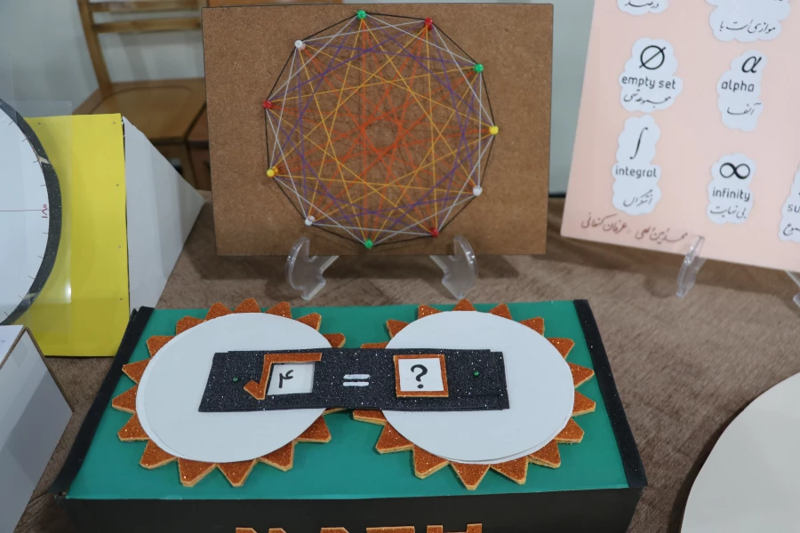 نمایشگاه استانی تولید محتوا و دست سازه های ریاضی و زیست و فیزیک و شیمی 19