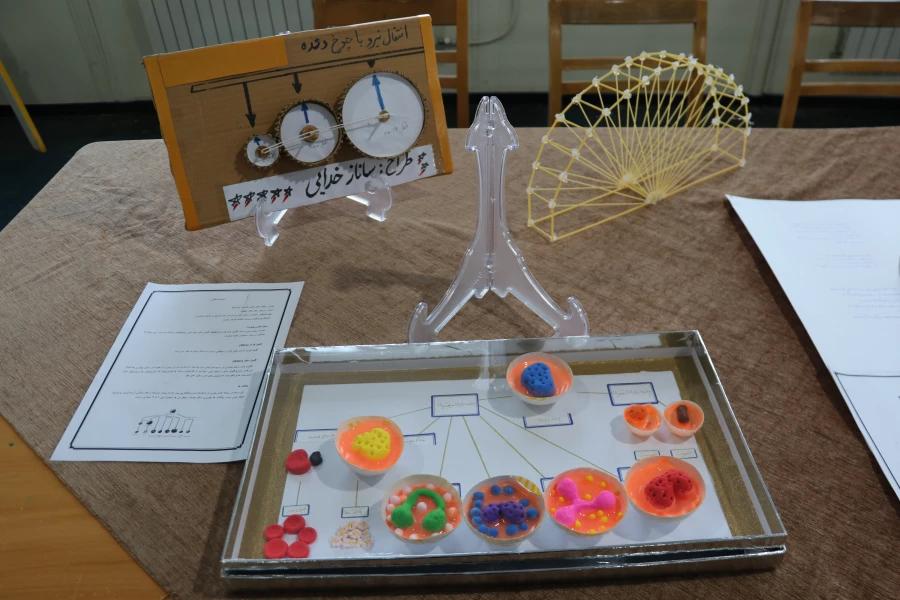نمایشگاه استانی تولید محتوا و دست سازه های ریاضی و زیست و فیزیک و شیمی 26