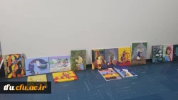 برگزاری ژوژمان واحد نقاشی دانشجویان رشته آموزش هنر پردیس فاطمه الزهرا(س) 12