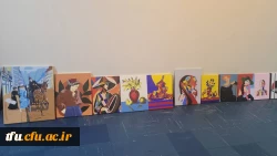 برگزاری ژوژمان واحد نقاشی دانشجویان رشته آموزش هنر پردیس فاطمه الزهرا(س) 2