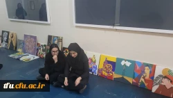برگزاری ژوژمان واحد نقاشی دانشجویان رشته آموزش هنر پردیس فاطمه الزهرا(س) 3