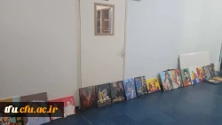 برگزاری ژوژمان واحد نقاشی دانشجویان رشته آموزش هنر پردیس فاطمه الزهرا(س) 4