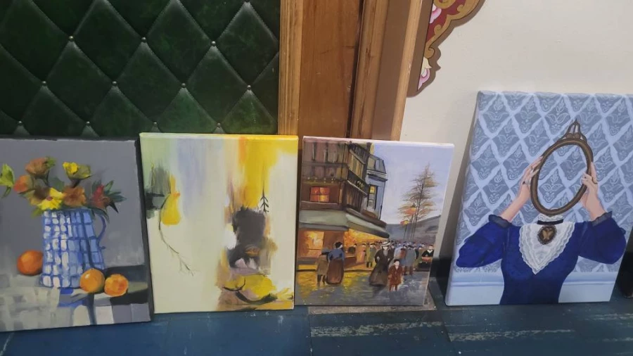 برگزاری ژوژمان واحد نقاشی دانشجویان رشته آموزش هنر پردیس فاطمه الزهرا(س) 2