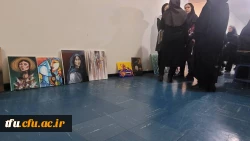 برگزاری ژوژمان واحد نقاشی دانشجویان رشته آموزش هنر پردیس فاطمه الزهرا(س) 9
