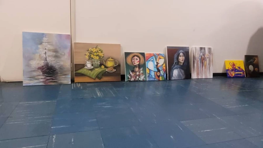 برگزاری ژوژمان واحد نقاشی دانشجویان رشته آموزش هنر پردیس فاطمه الزهرا(س) 10
