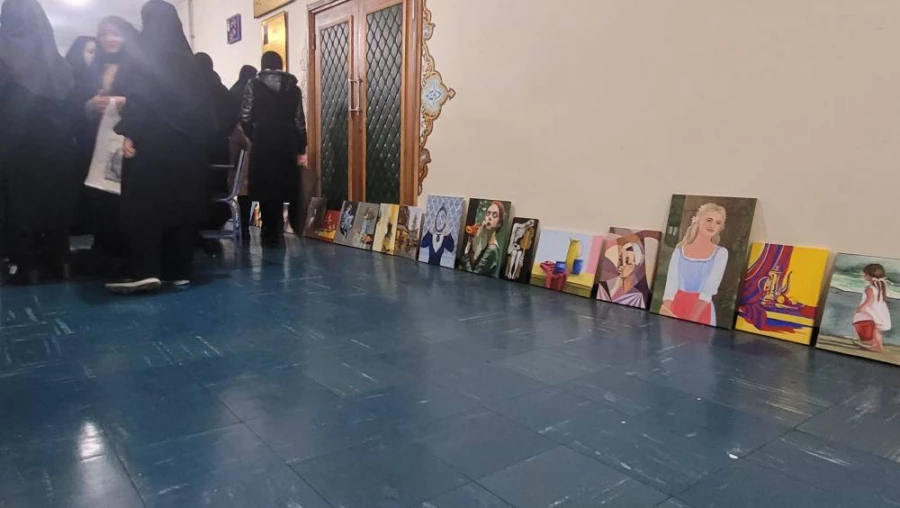 برگزاری ژوژمان واحد نقاشی دانشجویان رشته آموزش هنر پردیس فاطمه الزهرا(س) 11