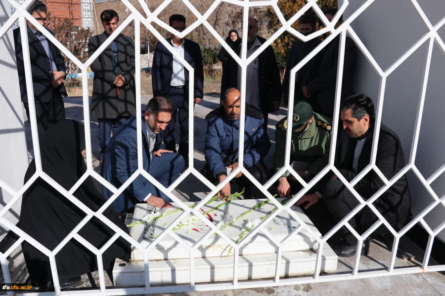  مراسم سومین سالگرد شهید گمنام پردیس فاطمه الزهرا(س) تبریز  2