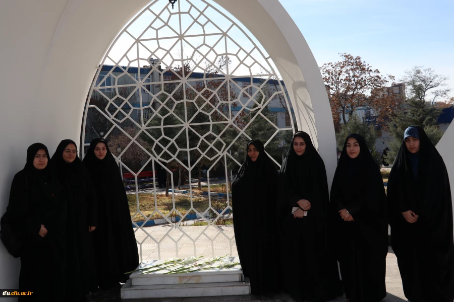  مراسم سومین سالگرد شهید گمنام پردیس فاطمه الزهرا(س) تبریز  2