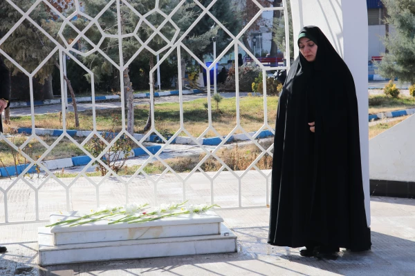  مراسم سومین سالگرد شهید گمنام پردیس فاطمه الزهرا(س) تبریز  2