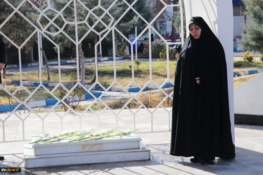  مراسم سومین سالگرد شهید گمنام پردیس فاطمه الزهرا(س) تبریز  2