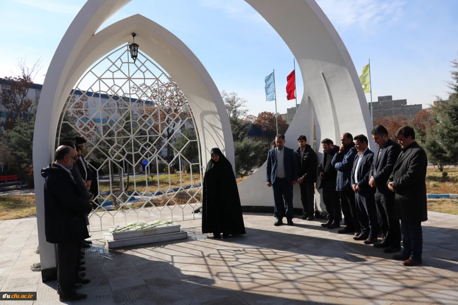  مراسم سومین سالگرد شهید گمنام پردیس فاطمه الزهرا(س) تبریز  2