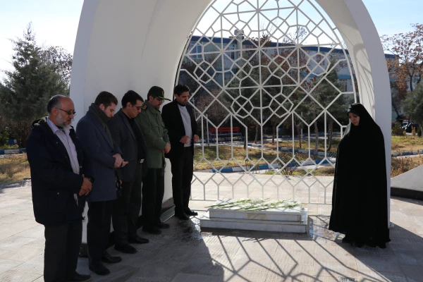  مراسم سومین سالگرد شهید گمنام پردیس فاطمه الزهرا(س) تبریز  2