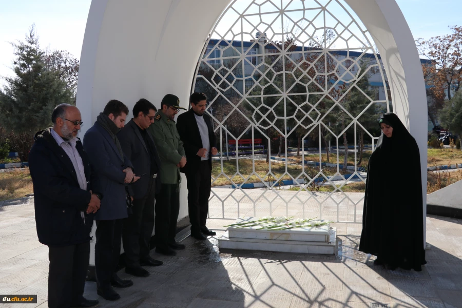  مراسم سومین سالگرد شهید گمنام پردیس فاطمه الزهرا(س) تبریز  2