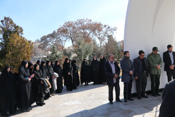  مراسم سومین سالگرد شهید گمنام پردیس فاطمه الزهرا(س) تبریز  2
