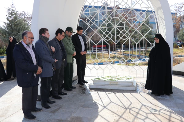  مراسم سومین سالگرد شهید گمنام پردیس فاطمه الزهرا(س) تبریز  2