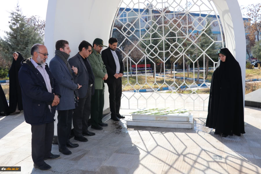  مراسم سومین سالگرد شهید گمنام پردیس فاطمه الزهرا(س) تبریز  2