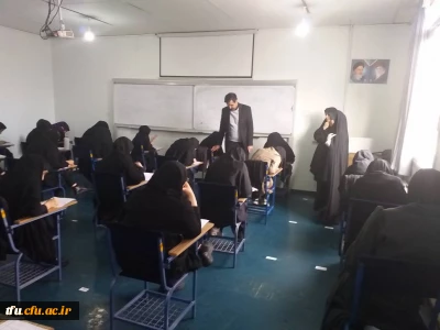 بازدید دکتر احمدی ریاست محترم دانشگاه فرهنگیان از روند برگزاری امتحانات