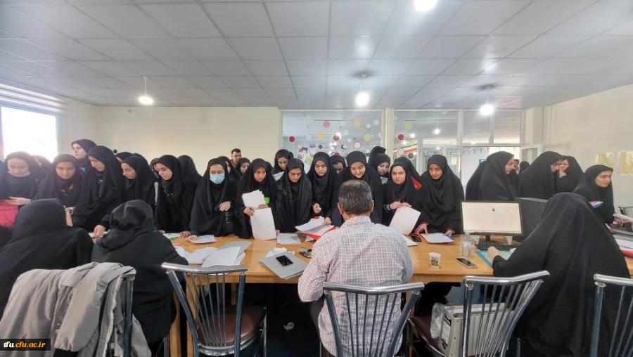 گزارش تصویری ثبت نام حضوری پذیرفته شدگان جدید(بهمن ماه)دانشگاه فرهنگیان پردیس فاطمه الزهرا (س)  2