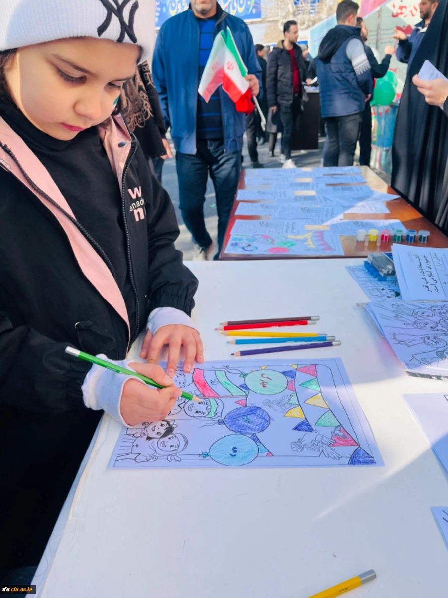 برپایی غرفه راهپیمایی ۲۲بهمن دانشگاه فرهنگیان استان آذربایجان شرقی 5