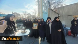 مراسم بدرقه دانشجو معلمان عازم راهیان نور  2