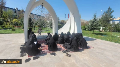 بازدید و زیارت اعضای پایگاه بسیج مسجد انقلاب اسلامی کوی فیروز تبریز از مزار شهید گمنام پردیس فاطمه الزهرا (س) 