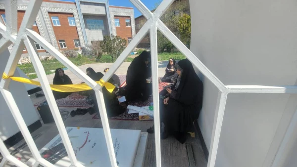 بازدید و زیارت اعضای پایگاه بسیج مسجد انقلاب اسلامی کوی فیروز تبریز از مزار شهید گمنام پردیس فاطمه الزهرا (س)  2