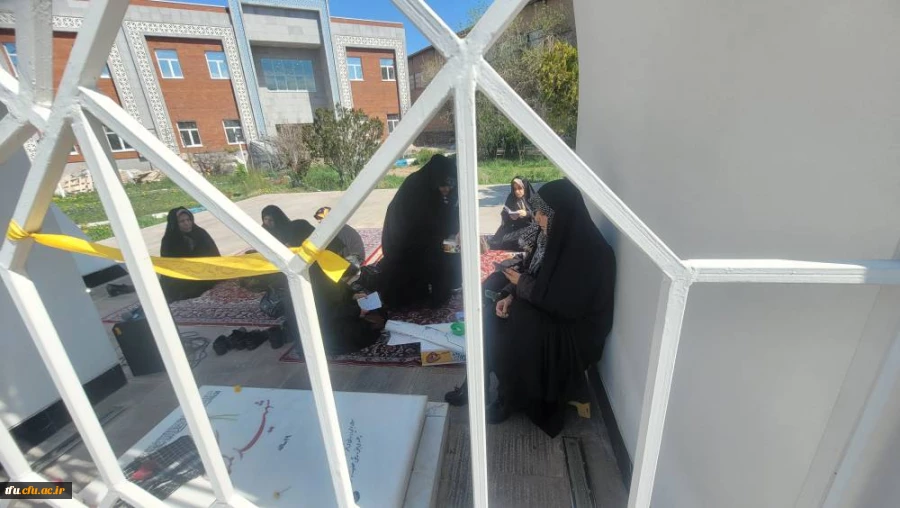 بازدید و زیارت اعضای پایگاه بسیج مسجد انقلاب اسلامی کوی فیروز تبریز از مزار شهید گمنام پردیس فاطمه الزهرا (س)  2