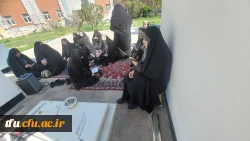 بازدید و زیارت اعضای پایگاه بسیج مسجد انقلاب اسلامی کوی فیروز تبریز از مزار شهید گمنام پردیس فاطمه الزهرا (س)  4