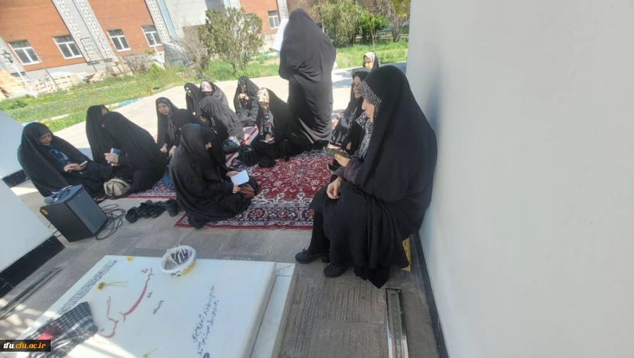 بازدید و زیارت اعضای پایگاه بسیج مسجد انقلاب اسلامی کوی فیروز تبریز از مزار شهید گمنام پردیس فاطمه الزهرا (س)  4