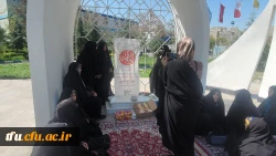 بازدید و زیارت اعضای پایگاه بسیج مسجد انقلاب اسلامی کوی فیروز تبریز از مزار شهید گمنام پردیس فاطمه الزهرا (س)  5