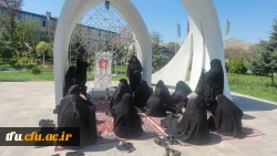 بازدید و زیارت اعضای پایگاه بسیج مسجد انقلاب اسلامی کوی فیروز تبریز از مزار شهید گمنام پردیس فاطمه الزهرا (س)  6