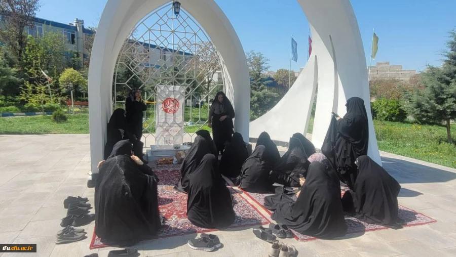 بازدید و زیارت اعضای پایگاه بسیج مسجد انقلاب اسلامی کوی فیروز تبریز از مزار شهید گمنام پردیس فاطمه الزهرا (س)  6